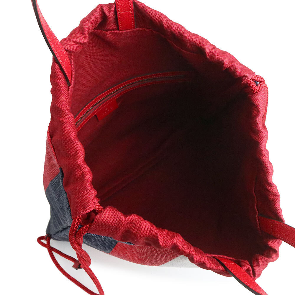 Gucci Drawstring Backpack Daypack Leather Multico… - image 2